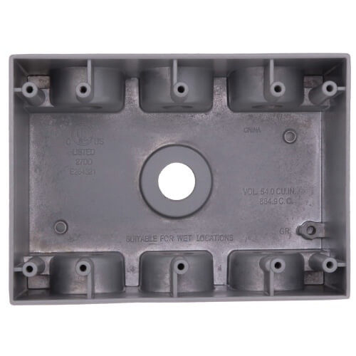 WB3750 - Southwire WB3750 - Triple Gang 1/2