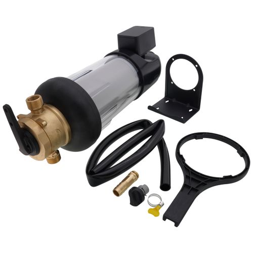 Filtro De Sedimentos ISpring WSP50ARB Con Lavado Automático - 50 Micras, Latón, 1 Etapa, Para Casa/comercio