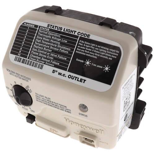 WT8860B1000 - Resideo WT8860B1000 - Water Heater Gas Valve Control, NG - 2  Insulation Tank, 5 W.C. Setting - ULN