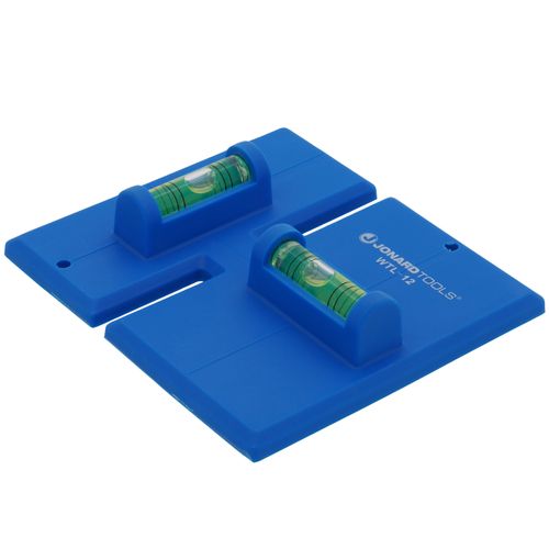 Jonard Tools WTL-32M Wall Box Template & Level – For 1-Gang & 2-Gang Metal Old Work Boxes, With Built-in Levels & Rubber Strips