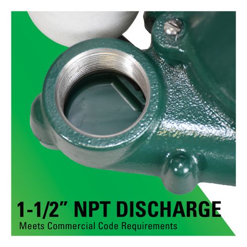 53-0014 - Zoeller 53-0014 - Model M53 Sump Pump w/ 15' Cord - 115