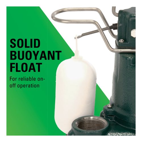 Zoeller 57-0001 - Mighty-Mate Automatic Cast Iron Effluent Pump
