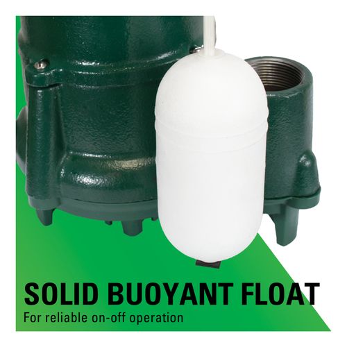 Zoeller 98-0001 Model M98 Cast Iron Effluent Sump Pump
